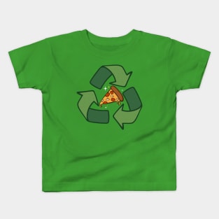 Recycle Pizza Kids T-Shirt